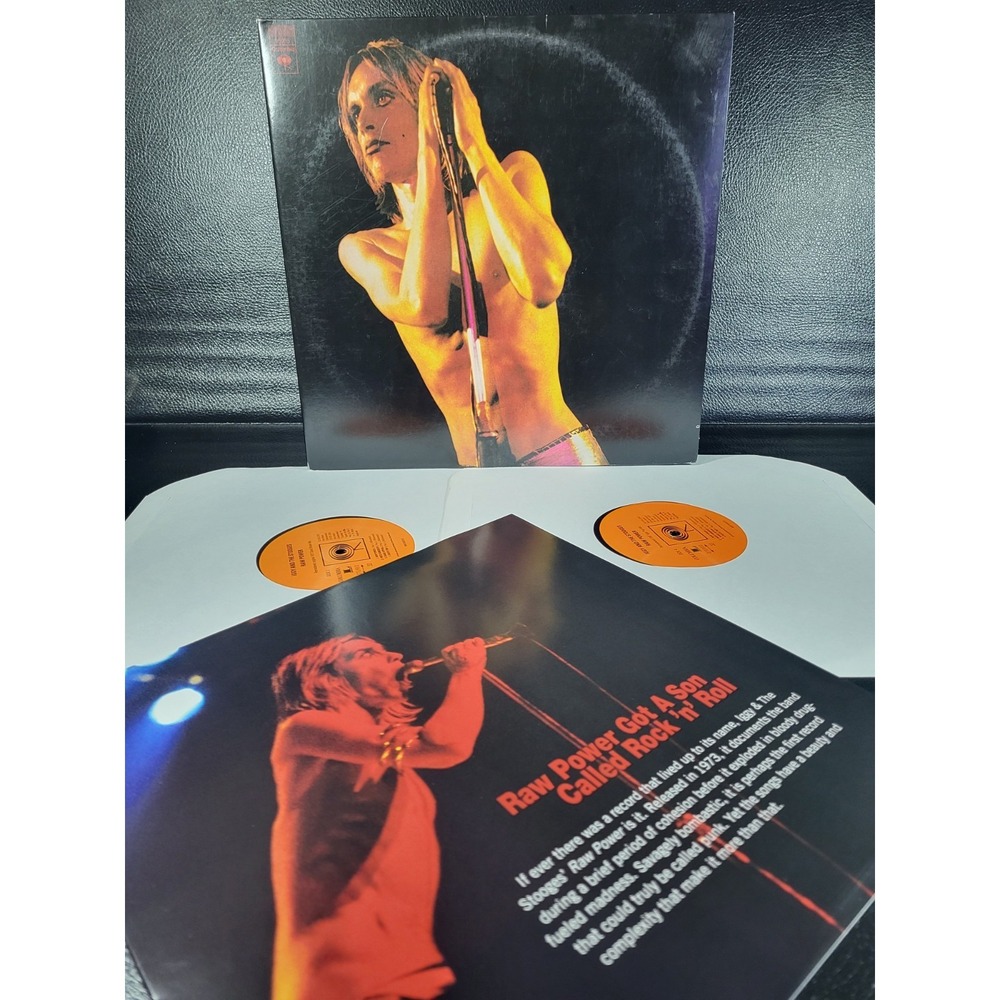 2012 US RSD IGGY POP AND THE STOOGES RAW POWER 2XVINYL 18OG LP REM, RE, GAT NM